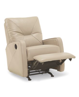 Furniture - Finchley Leather Power Rocker Recliner