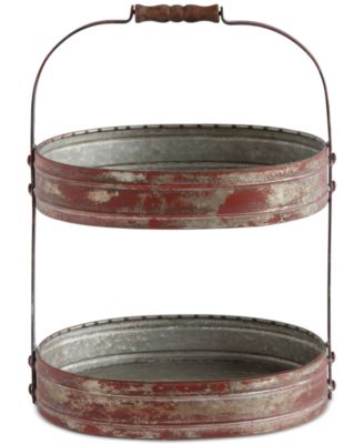 3R Studio - Two-Tier Red Tray