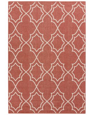 Livabliss - Alfresco ALF-9591 Rust 2'3" x 4'6" Area Rug