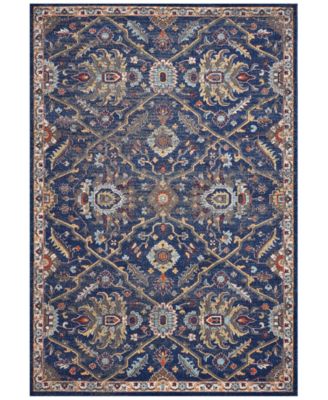 Kas - Corsica Courtyard 7859 Royal Blue 3'3" x 4'11" Area Rug