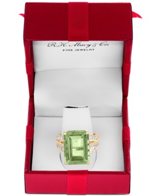 EFFY Collection - EFFY&reg; Pink Amethyst (13 ct. t.w.) & Diamond (3/8 ct. t.w.) in 14k Yellow Gold (Also Available in Blue Topaz, Citrine, Swiss Blue Topaz and Green Quartz)