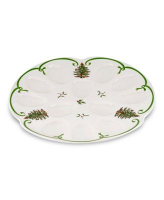 Spode - Christmas Tree Deviled Egg Dish