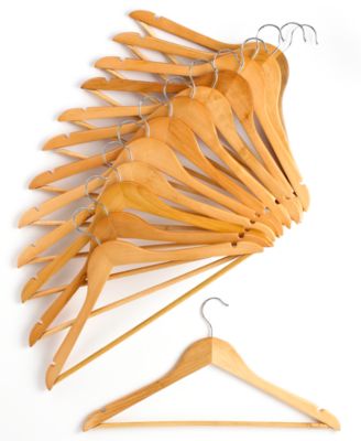 Honey Can Do - Hangers, 24 Piece Set Wood Non Slip