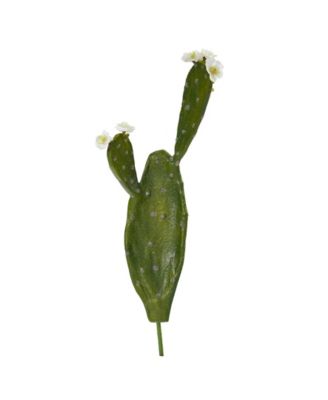 Nearly Natural - 24" Flowering Cactus Artificial Plant, Set of 4