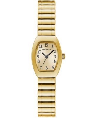 Caravelle - Women's Gold-Tone Expansion Bracelet Watch 18x25mm