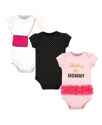 Little Treasure - Baby Boys and Girls Cotton Bodysuit Set