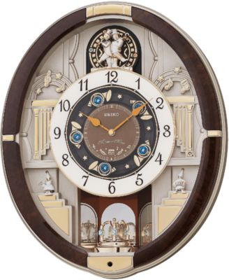 Seiko - Melodies in Motion Wood-Tone Wall Clock