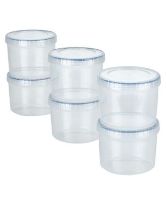 Lock n Lock - Easy Essentials 12-Pc. Twist Round Food Storage Set, 22-Oz.