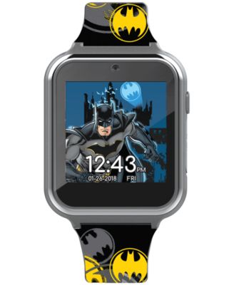 Accutime - Kid's Batman Silicone Strap Touchscreen Smart Watch 46x41mm