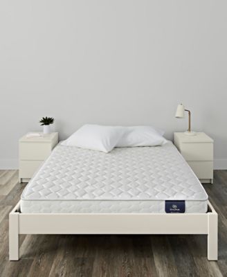 Serta - Dunesbury II 5" Firm Mattress- Twin