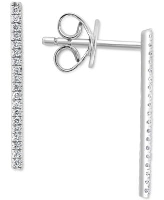 EFFY Collection - Diamond Linear Drop Earrings (1/10 ct. t.w.)