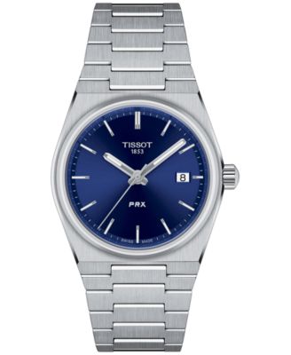 Tissot - Unisex PRX Silver-Tone Stainless Steel Bracelet Watch 35mm
