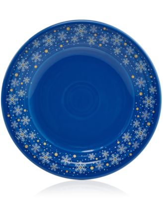 Fiesta - Macy's Exclusive Snowflake Luncheon Plate