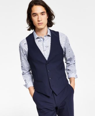 Bar III - Men's Slim-Fit Solid Suit Vest