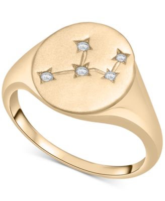 Wrapped - Diamond Virgo Constellation Ring (1/20 ct. t.w.) in 10k Gold