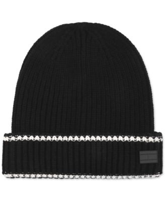 Tommy Hilfiger - Men's Varsity Patch Ribbed Cuff Hat