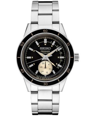 Seiko - Men's Automatic Presage Stainless Steel Bracelet Watch 41mm