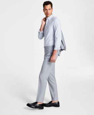 Bar III - Men's Slim-Fit Sharkskin Suit Pants