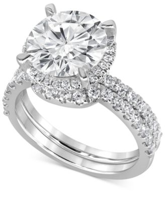 Badgley Mischka - Certified Lab Grown Diamond Bridal Set (5 ct. t.w.) in 14k Gold