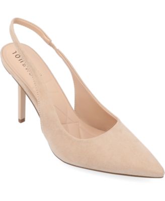 Journee Collection - Collection Women's Elenney Pointed Toe Slingback Pumps