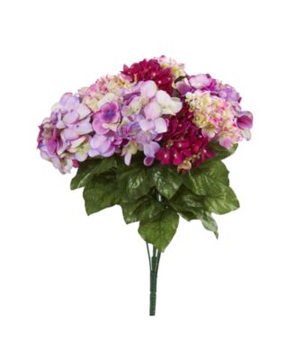 Nearly Natural - 19" Hydrangea Artificial Plant, Set of 3