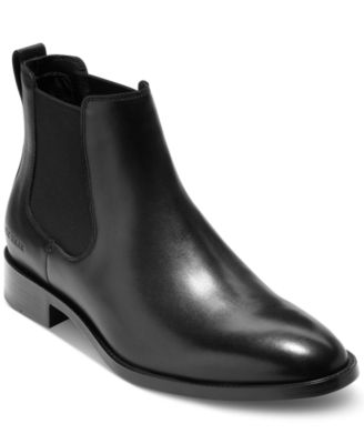 Cole Haan - Men's Hawthorne Leather Pull-On Chelsea Boots