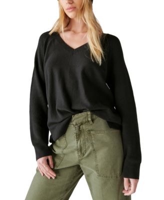 Lucky Brand - Women's Cloud Soft V-Neck Sweater