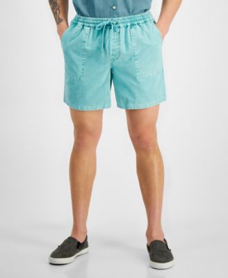 Sun + Stone - Men's Josh Pull-On Corduroy Drawstring 7" Shorts