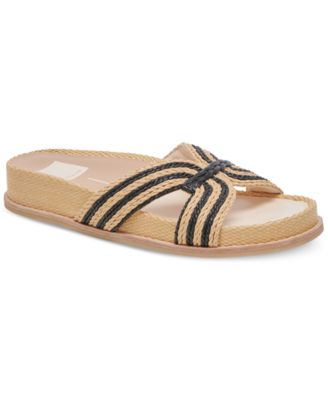 Dolce Vita - Women's Selda Raffia Slide Footbed Sandals