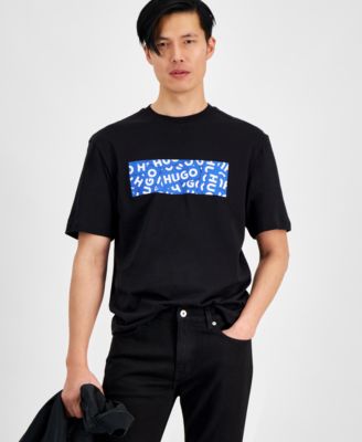 Hugo Boss - Men's Nalayo 10229761 01 Regular-Fit Logo Graphic T-Shirt