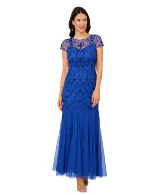 Adrianna Papell - Women's Embellished Godet Gown
