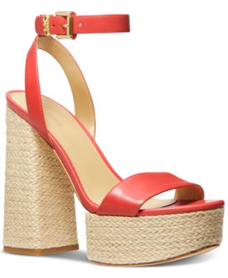 Michael Kors - Women's Ashton Ankle-Strap Platform Sandals