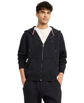 Tommy Hilfiger - Men's Long Sleeve Zip-Front Flag Logo Hoodie