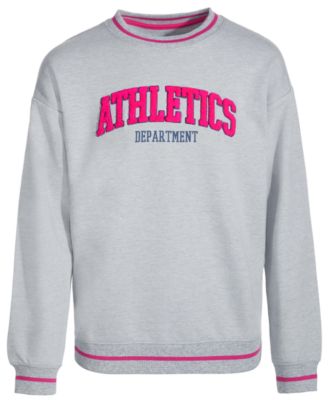 ID Ideology - Big Girls Athletics Graphic Crewneck Sweatshirt