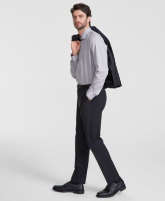 Hugo Boss - Men's Slim-Fit Superflex Stretch Solid Suit Pants