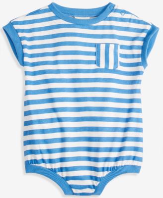 First Impressions - Baby Boys Atlantic Striped Sunsuit