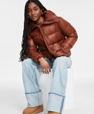 BCBGMAXAZRIA - Women's Water-Resistant Puffer Coat