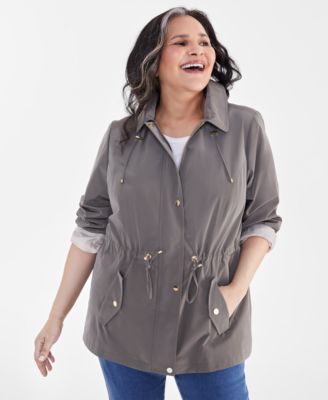 Style & Co - Women's Hooded Anorak, XS-4X