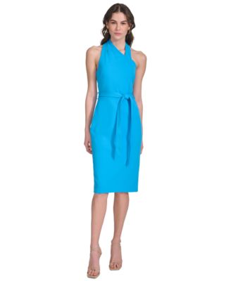 Calvin Klein - Women's Belted Sheath Dress