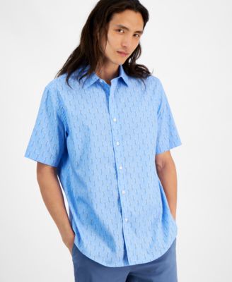 Club Room - Men's Mar Foulard Refined Woven Shirt
