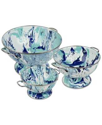 Golden Rabbit - Lagoon Colanders, Set of 3