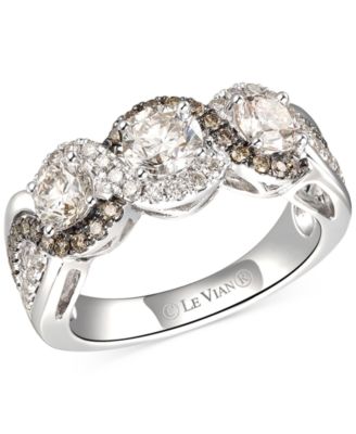 Le Vian - Nude Diamond & Chocolate Diamond (1-5/8 ct. t.w.) Ring in Platinum