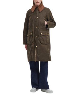 Barbour - Women's Ebberston Corduroy-Collar Waxed Jacket
