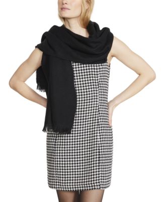 Steve Madden - Women's Soft Solid Herringbone Scarf