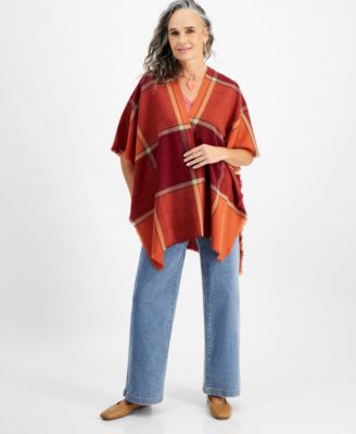 Style & Co - Window Plaid Soft Topper