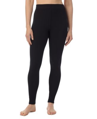 Cuddl Duds - Women's Stretch Ribbed High-Rise Leggings