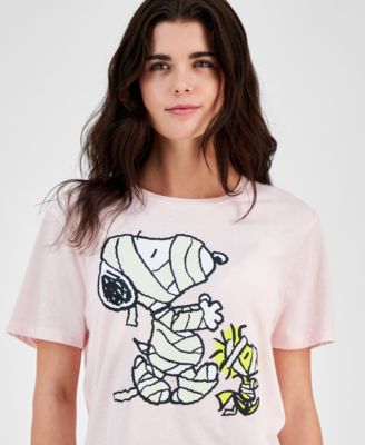 Love Tribe - Juniors' Mummy Snoopy Crewneck Tee