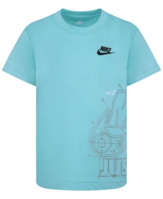 Nike - Little Boys Future Utility Wrapped Logo Graphic T-Shirt