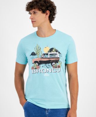 Sun + Stone - Men's Crewneck Bronco Graphic T-Shirt
