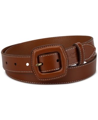Levi's - Women's Western Leather-Wrapped Buckle Belt